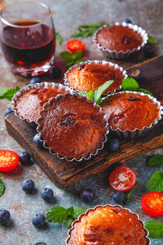 蓝莓甜品图片素材免费下载