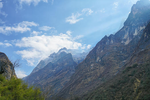 尼泊尔ABC徒步安纳普尔娜山峰图片素材免费下载