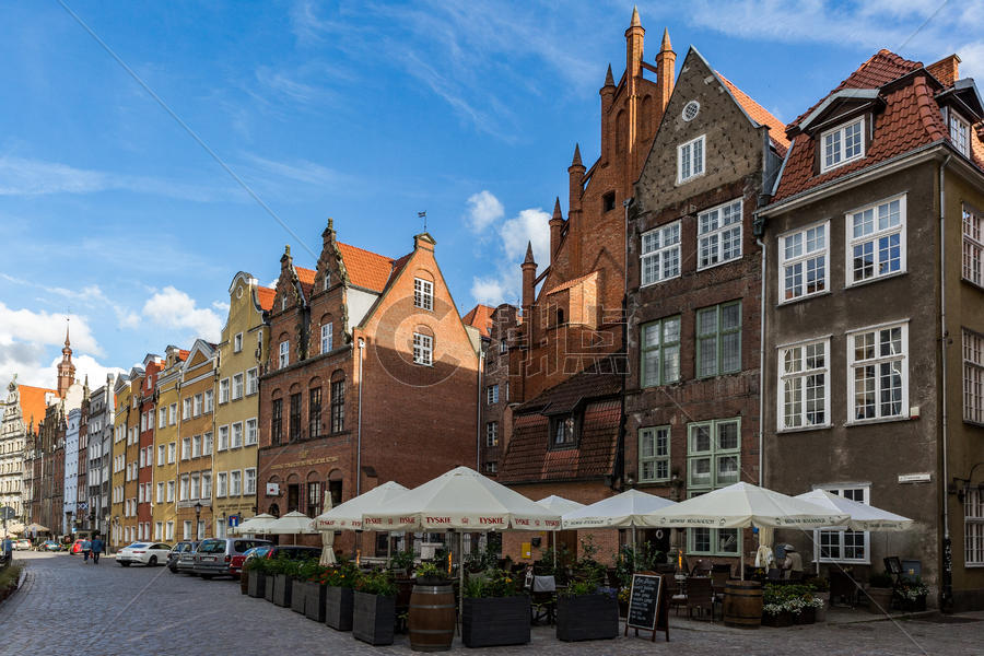 波兰旅游城市格但斯克城市风光图片素材免费下载