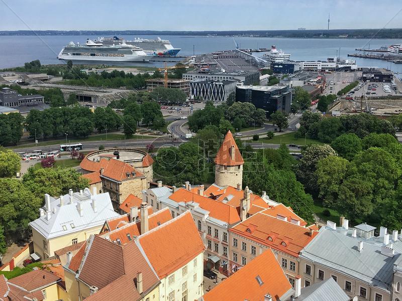 波罗的海沿岸中世纪古城爱沙尼亚塔林图片素材免费下载