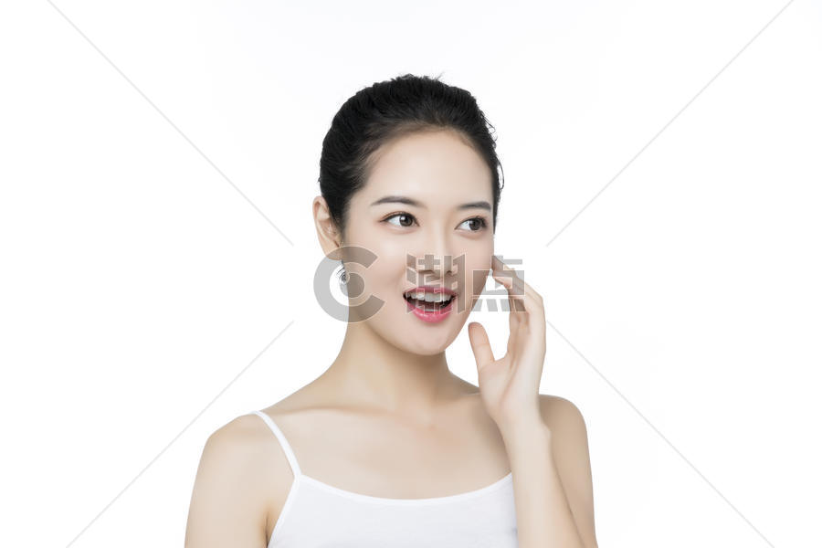 口腔护理美白女性图片素材免费下载