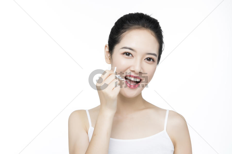 口腔牙齿护理美白女性图片素材免费下载