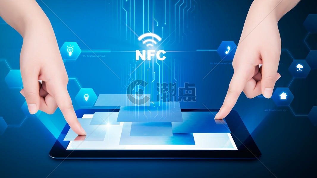 NFC创意科技图片素材免费下载