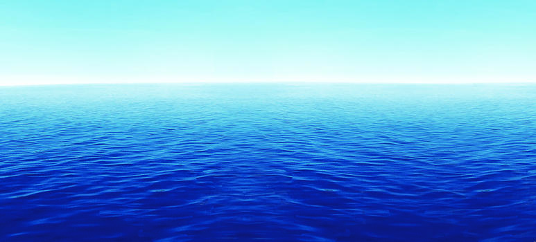 蓝色海洋图片素材免费下载