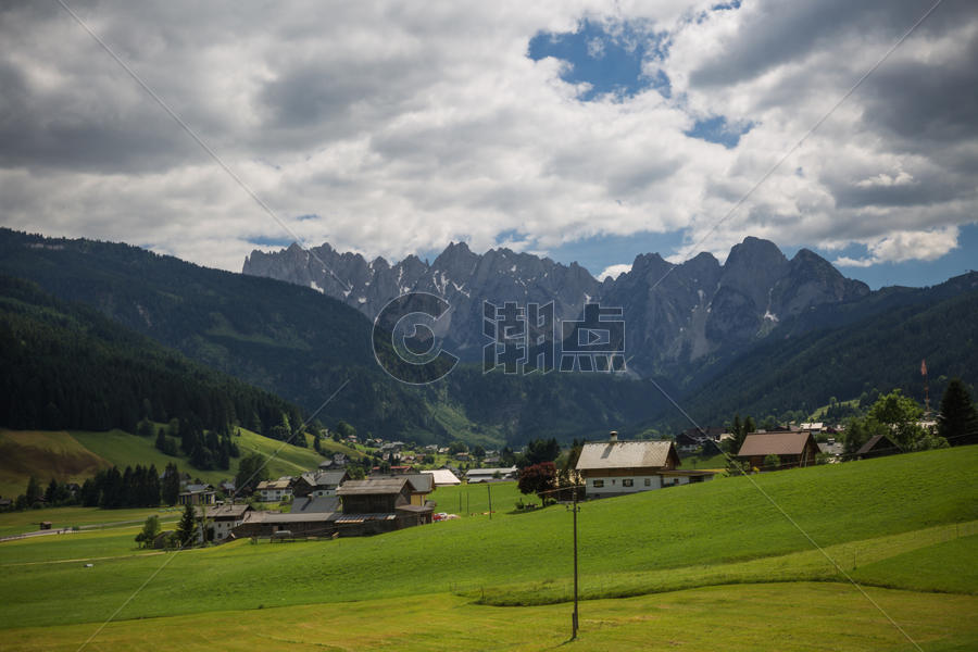 奥地利自然纯净的田园风光图片素材免费下载