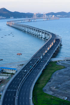 大连星海湾跨海大桥图片素材免费下载