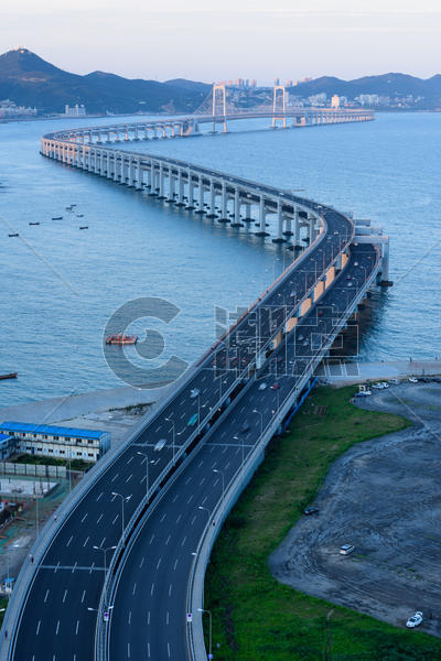 大连星海湾跨海大桥图片素材免费下载