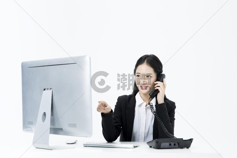 商务女性工作电话交谈图片素材免费下载
