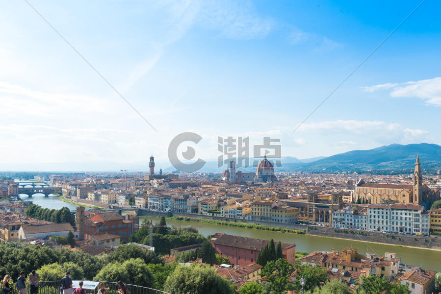 意大利佛罗伦萨古城风光图片素材免费下载