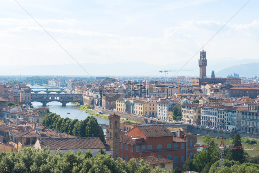 意大利佛罗伦萨古城风光图片素材免费下载