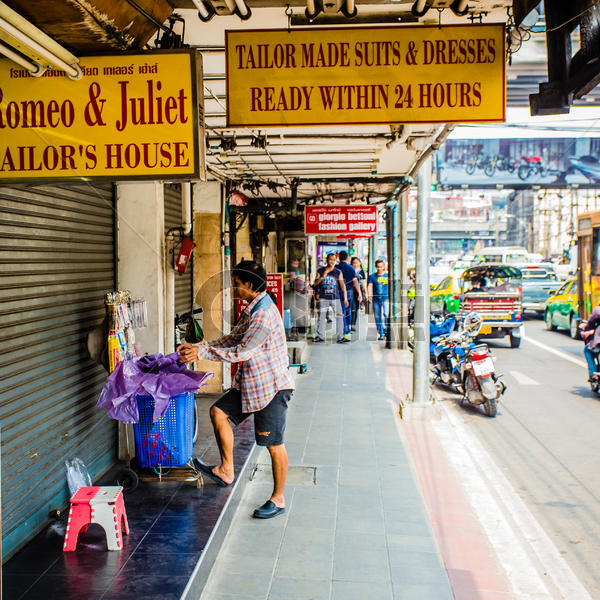 曼谷街景图片素材免费下载