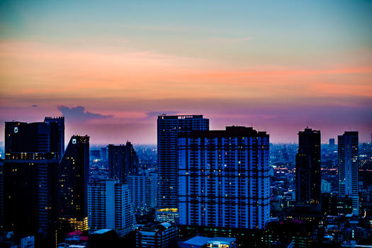 曼谷夜景图片素材免费下载