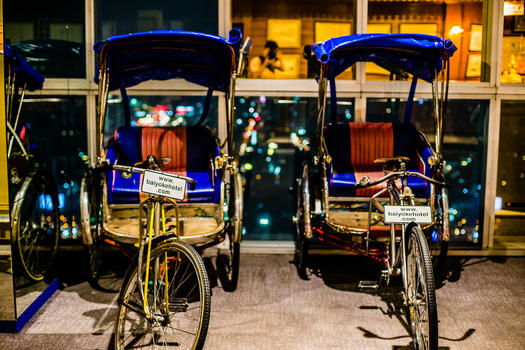 泰国曼谷人力三轮车图片素材免费下载