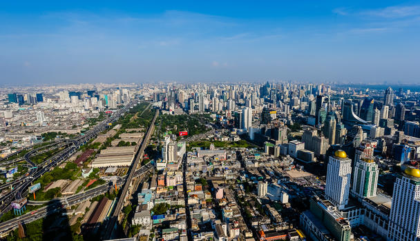 拜约克摩天塔俯瞰曼谷图片素材免费下载