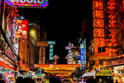 曼谷唐人街图片素材免费下载