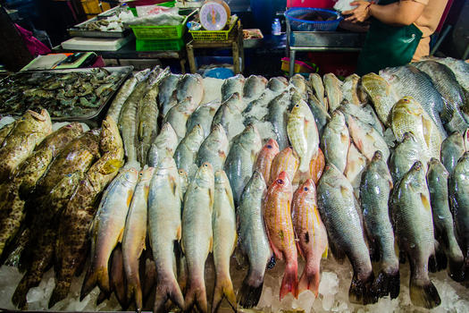 苏梅岛海鲜市场图片素材免费下载