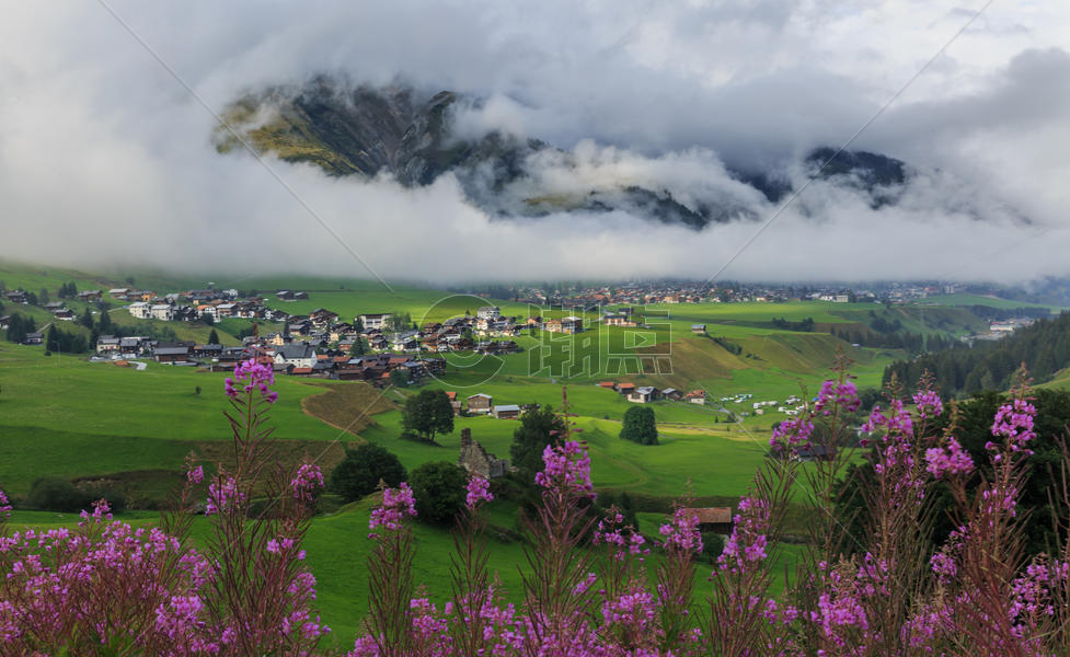 瑞士乡村田园风光图片素材免费下载