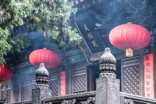 少林寺的藏经阁图片素材免费下载