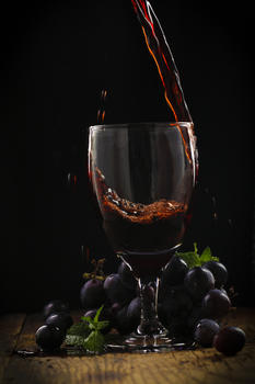 干红葡萄酒图片素材免费下载
