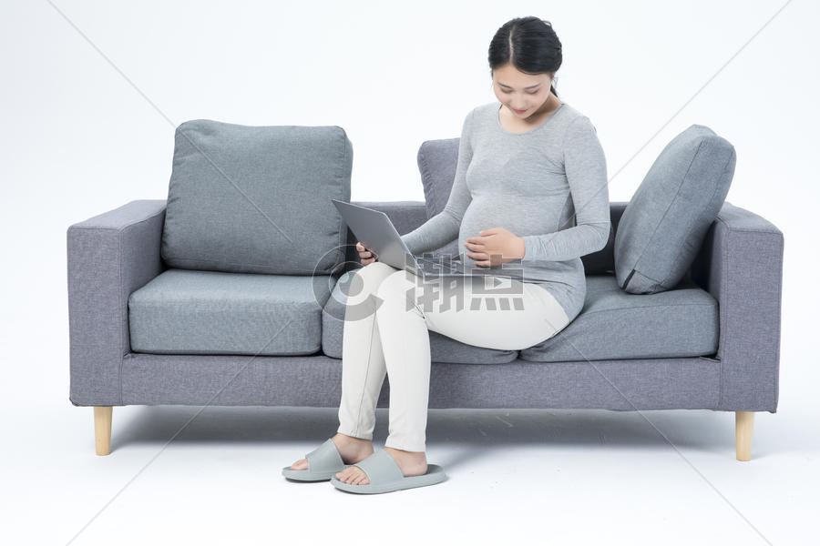 孕妇网络购物图片素材免费下载