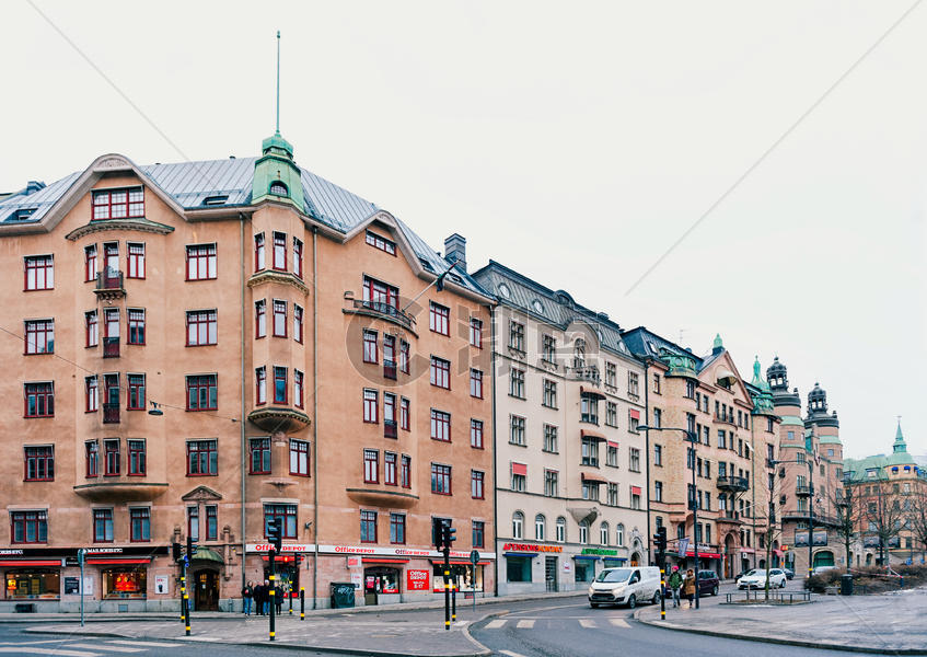 瑞典斯德哥尔摩街景图片素材免费下载