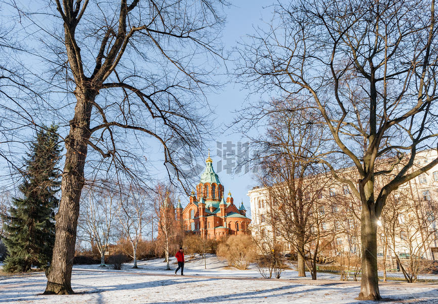 芬兰赫尔辛基乌斯别斯基东正教堂图片素材免费下载