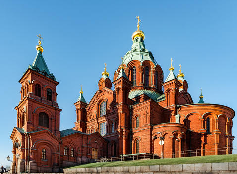 芬兰赫尔辛基乌斯别斯基东正教堂图片素材免费下载