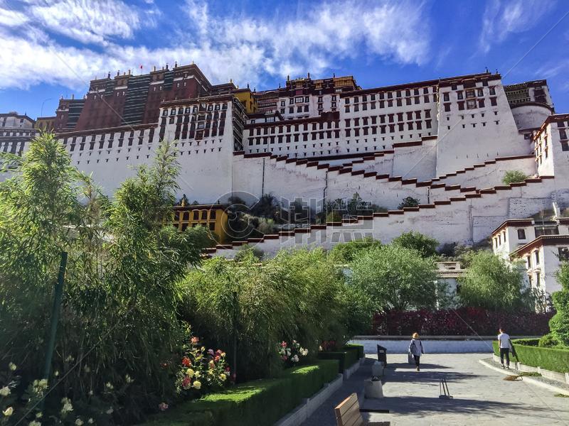 西藏著名旅游景点布达拉宫图片素材免费下载