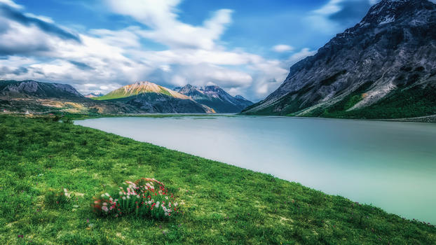 西藏然乌湖图片素材免费下载