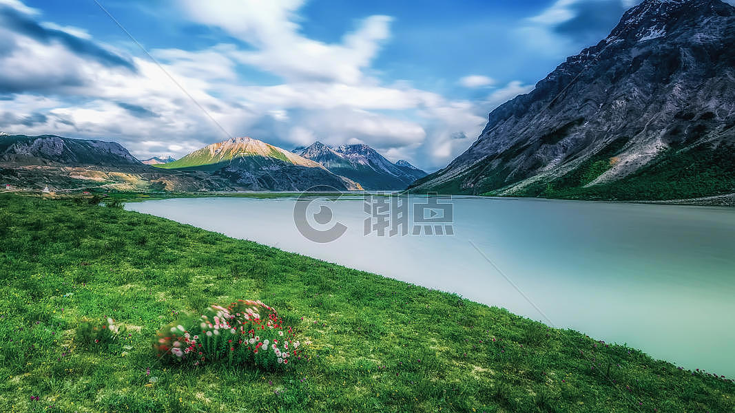 西藏然乌湖图片素材免费下载