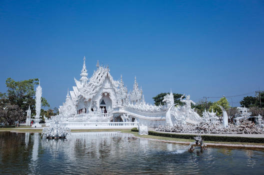 泰国清莱白庙图片素材免费下载