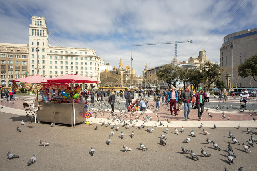 巴塞罗那城市风光图片素材免费下载