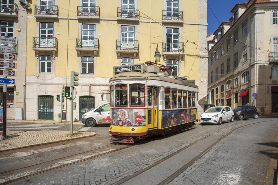 葡萄牙里斯本电车图片素材免费下载
