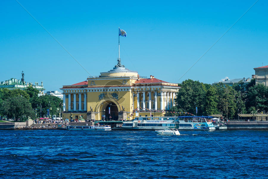 圣彼得堡海军总部大厦图片素材免费下载