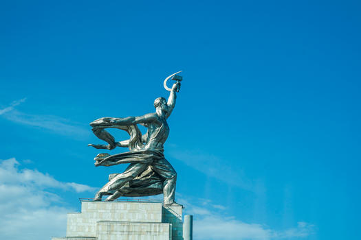 莫斯科国民经济成就展览中心雕像图片素材免费下载