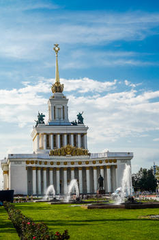 莫斯科国民经济成就展览中心图片素材免费下载