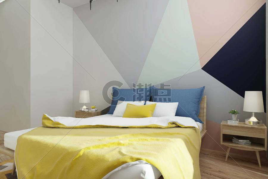 卧室空间设计图片素材免费下载