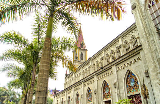 越南巴沙大教堂图片素材免费下载