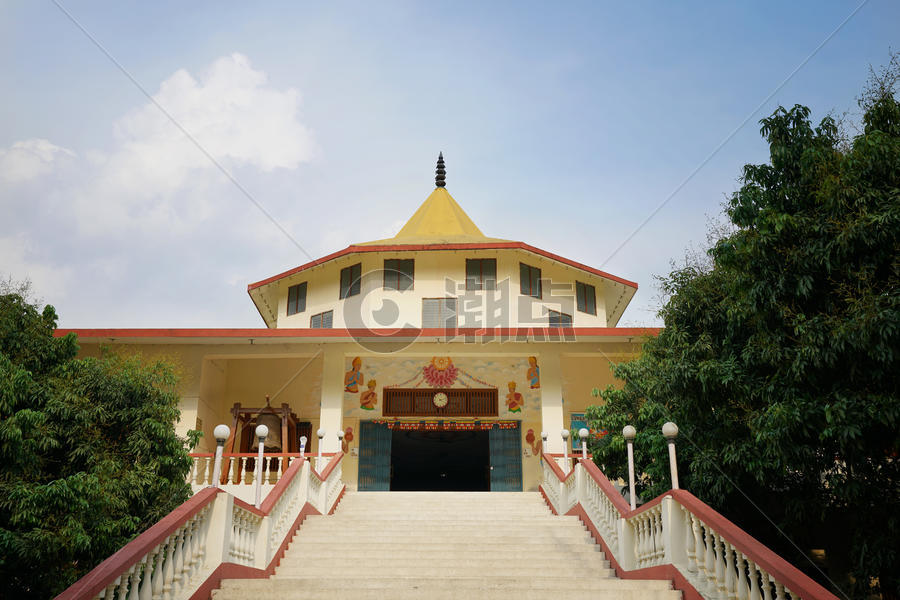 尼泊尔蓝毗尼佛教寺庙图片素材免费下载