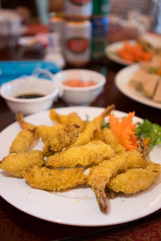 越南传统美食炸虾图片素材免费下载