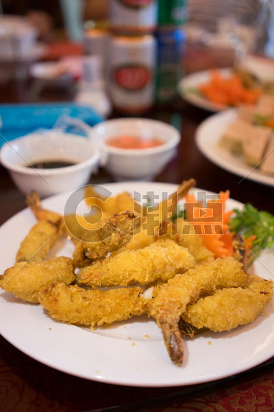 越南传统美食炸虾图片素材免费下载