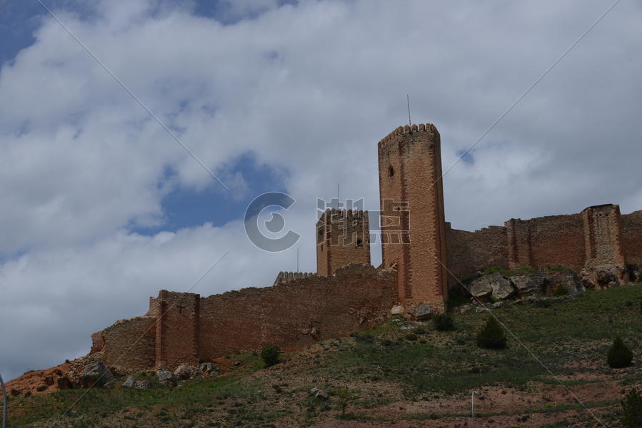 西班牙阿拉贡地区莫里纳古城堡图片素材免费下载
