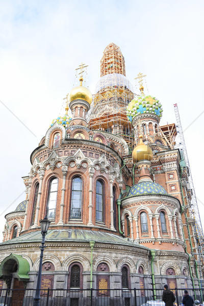 俄罗斯圣彼得堡滴血救世主教堂图片素材免费下载