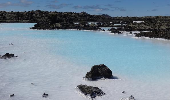 冰岛蓝湖景色图片素材免费下载