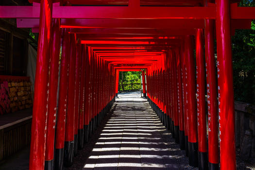 日本犬山城犬山神社鸟居图片素材免费下载