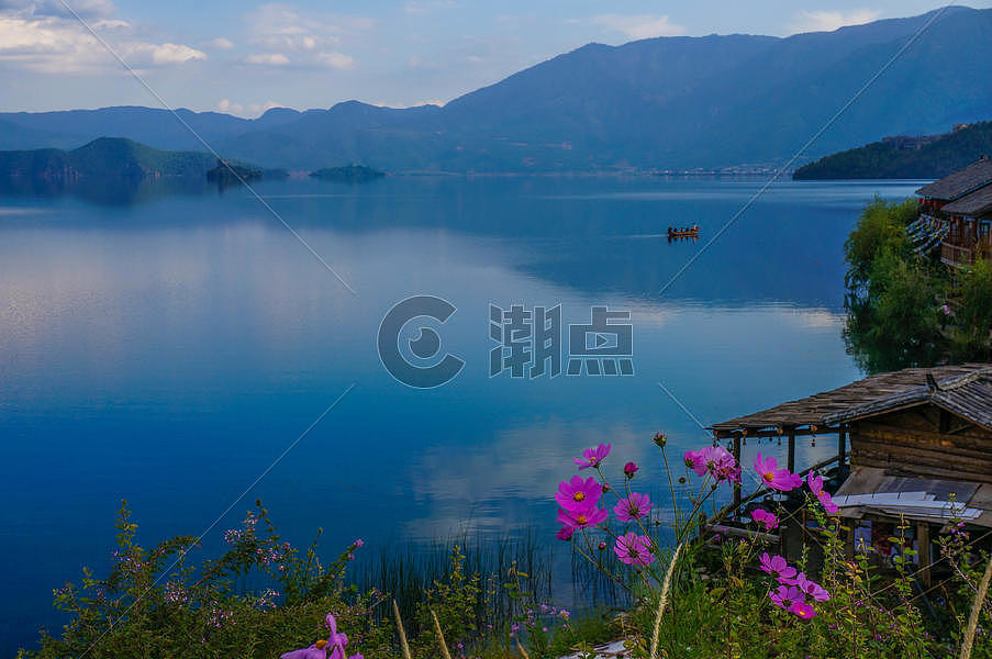 云南丽江泸沽湖图片素材免费下载
