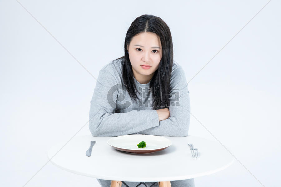 胖女生节食图片素材免费下载
