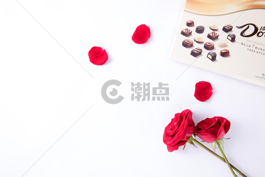七夕情人节玫瑰花图片素材免费下载