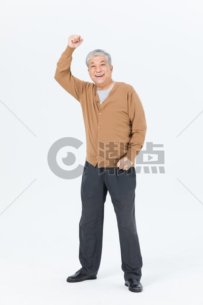 老年男性武术姿势形象图片素材免费下载