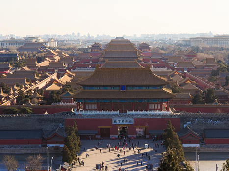 北京故宫俯视图片素材免费下载